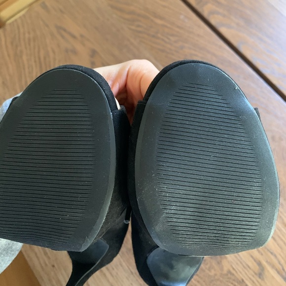 Lace Up Peep Toe Stiletto Booties - Picture 6 of 6